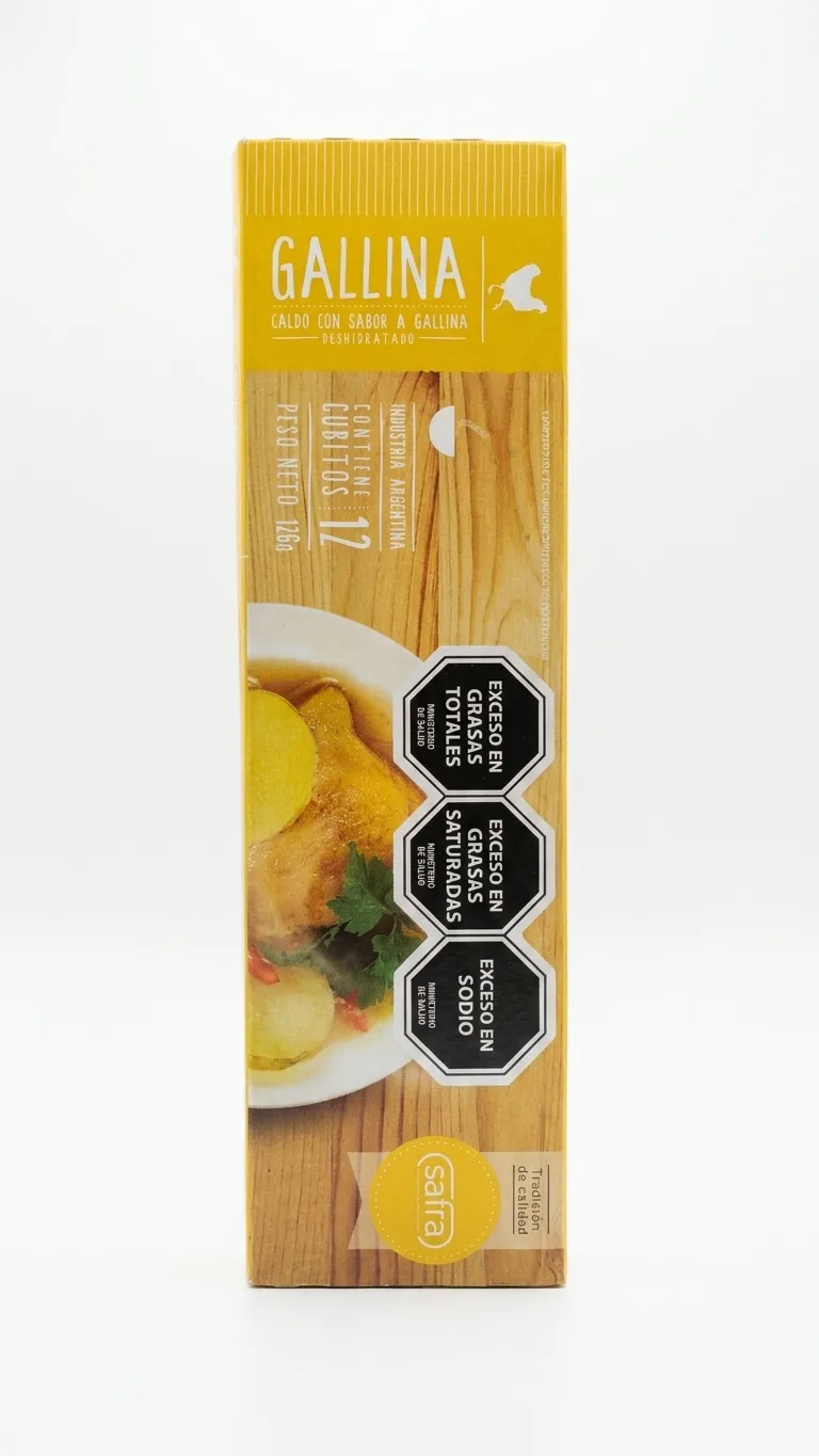 Caldo en Cubos Sabor Gallina x 12 un (Cooperativa SAFRA)