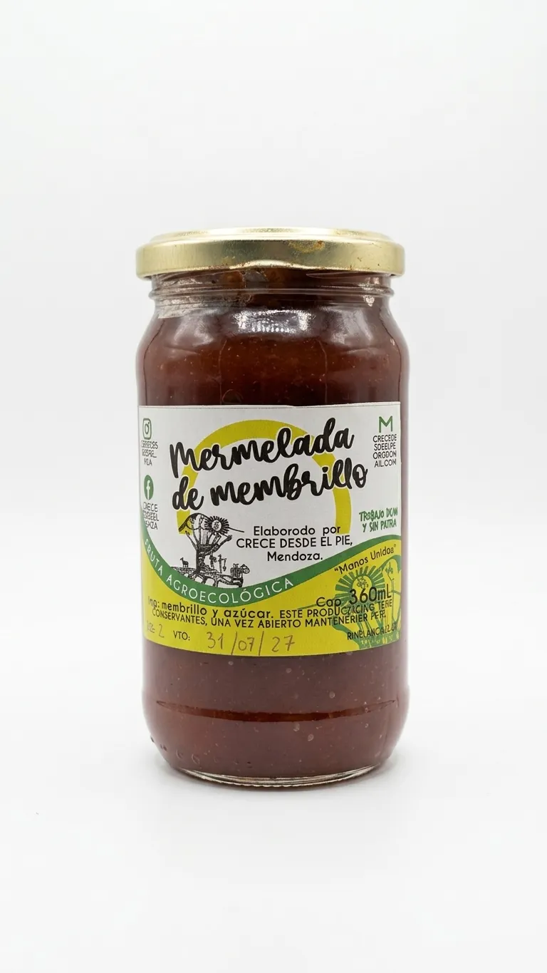 Mermelada De Membrillo x 450gr (Crece Desde El Pie)