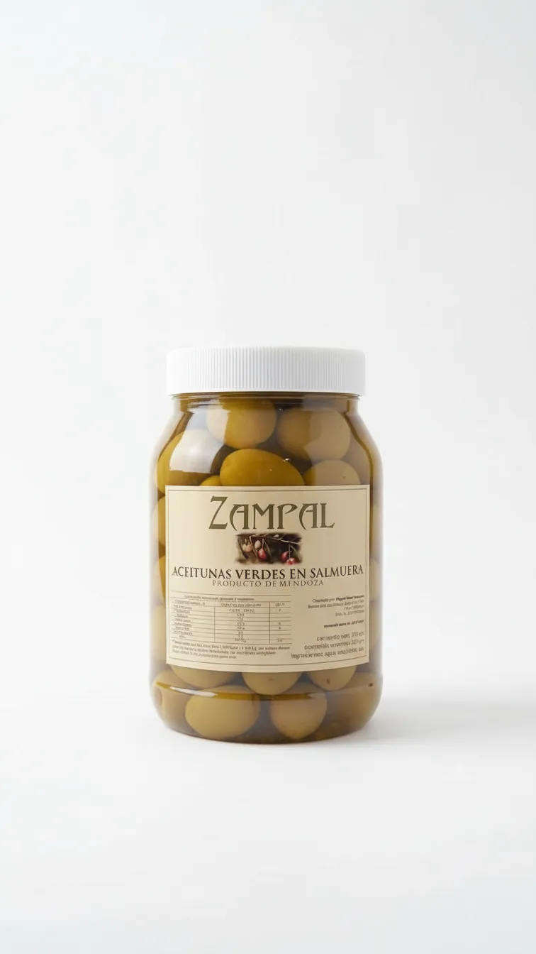 Aceitunas Verdes en Salmuera 500grs (Zampal)