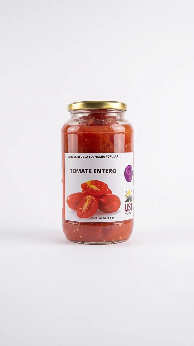 Tomates Enteros x 800 gr (UST-Campesina y Territorial)