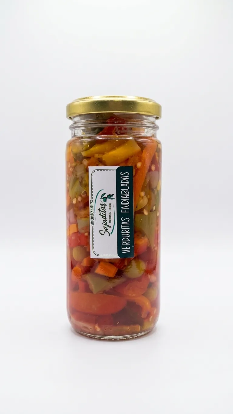 Verduritas endiabladas x 190gr (Sajaditas)