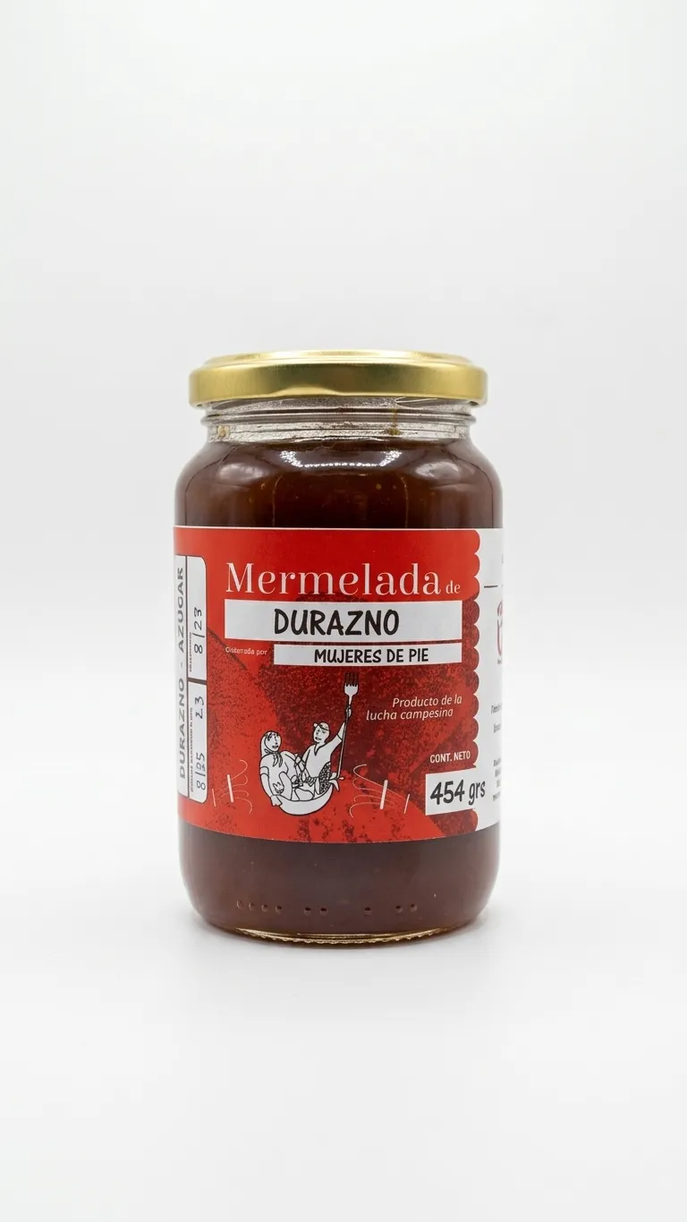 Mermelada de Durazno x 454gr (UST-Campesina y Territorial)