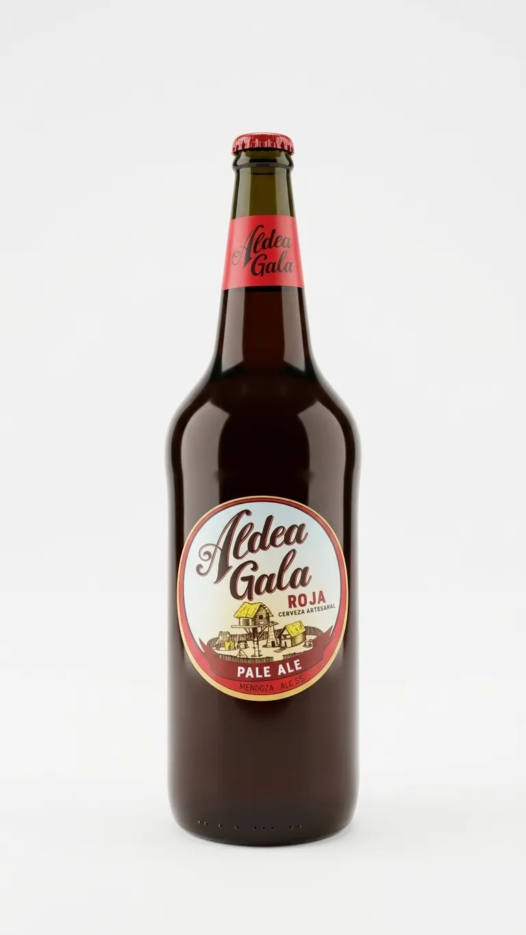 Cerveza Artesanal Roja "Pale Ale" x 970ml (Aldea Gala)