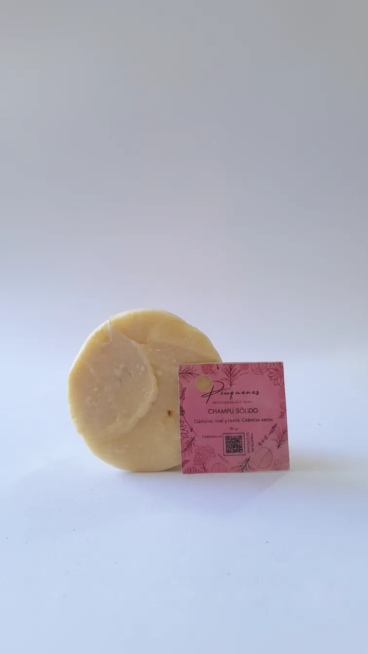 Champú Sólido de Cúrcuma, miel y karité (Piuquenes)