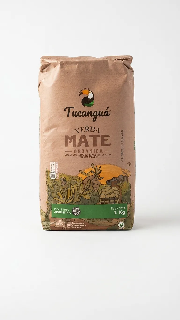 Yerba Mate Orgánica Tucanguá 1kg (Cooperativa Ruiz de Montoya)
