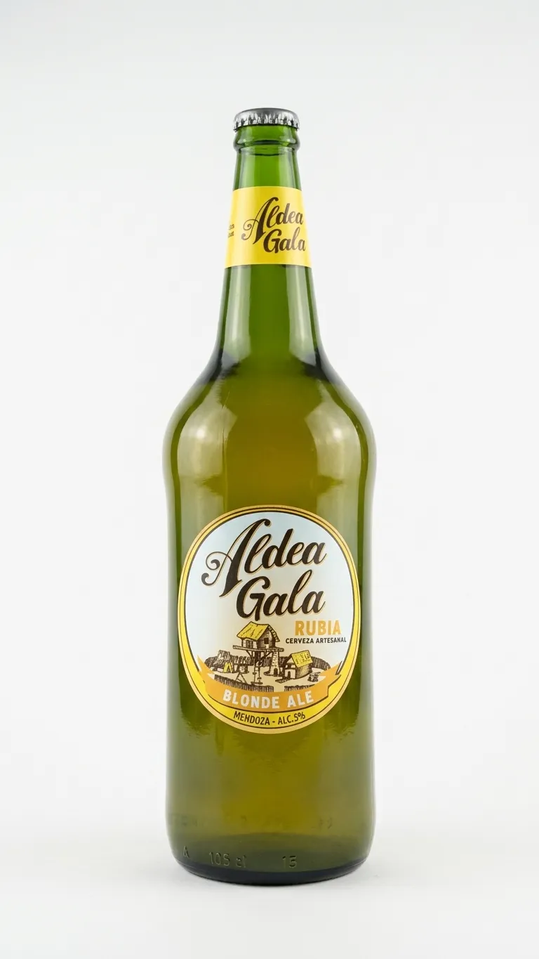 Cerveza Artesanal Rubia "Blonde Ale" x 970ml (Aldea Gala)