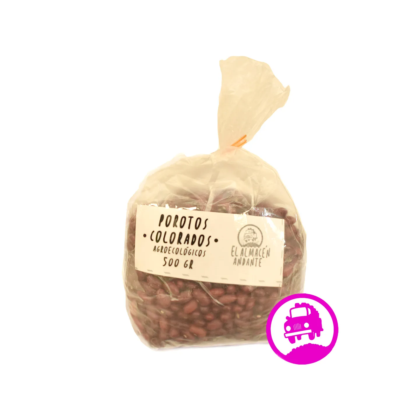 Porotos colorados agroecológicos x 500gr. (Finca el Milagro)