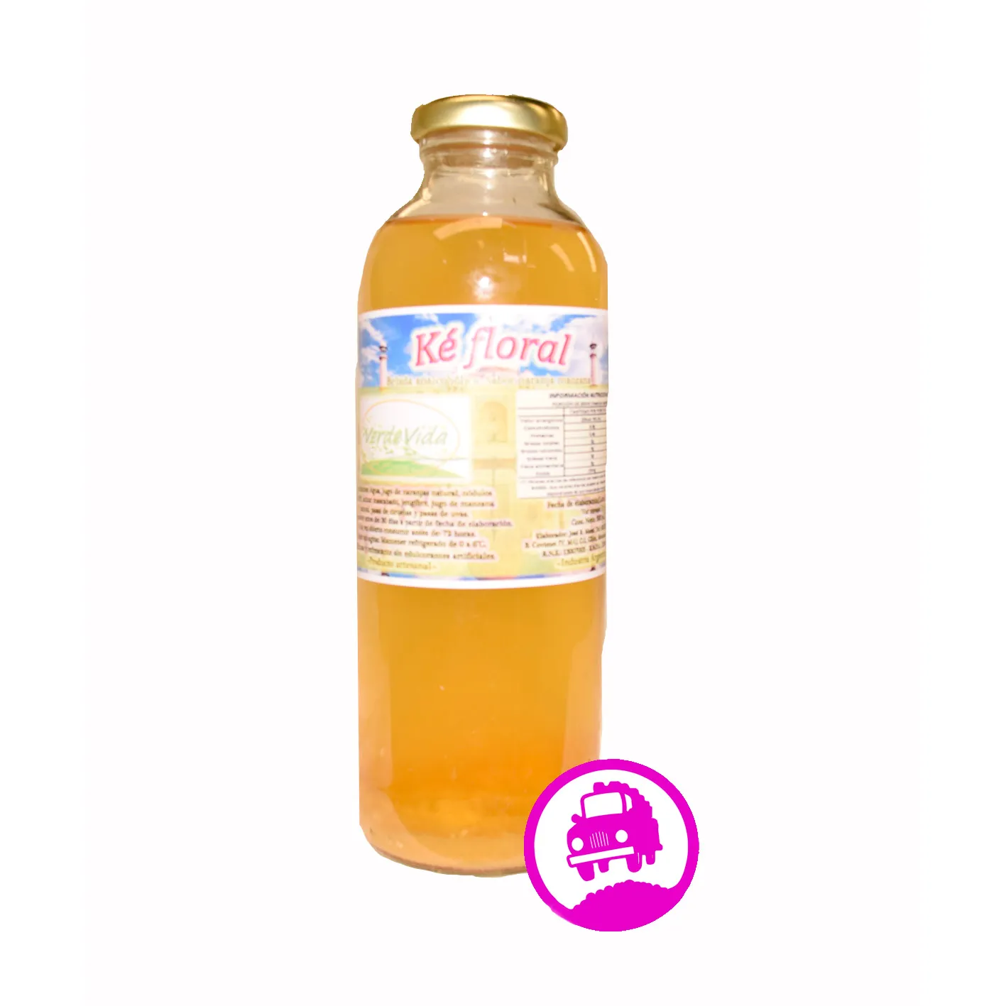 kéfir Ké Floral 500ml. (Verde Vida)